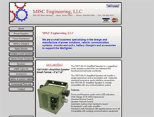 Tablet Screenshot of miscengineering.com
